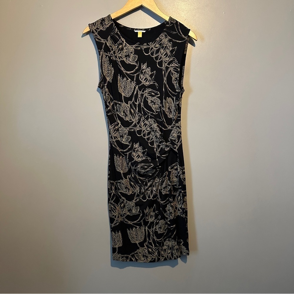Anthropologie LeifsDottir Black Motif Dress